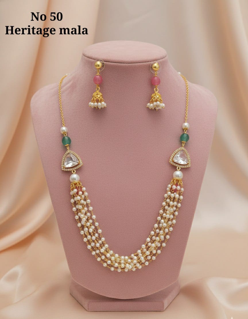 Golden Bridal Mala 23